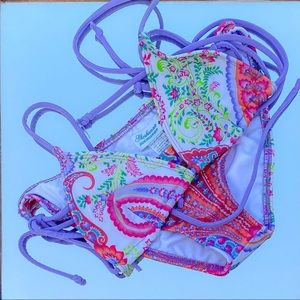 shoshanna paisley bikini set